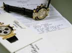 Chopard, Chrono, Imperiale,750 Gelbgold, Diamanten, Saphire, Lederarmband