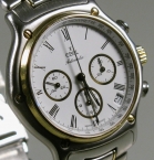 Ebel Chronograph, Typ 1911, Stahl/18 Karat Gelbgold, -verkauft-