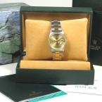 Rolex Oyster Perpetual Date, 34 mm, Stahl/Gelbgold, Zustand: sehr gut