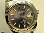 Rolex Oyster Perpetual Datejust, 41 mm, Stahl/Weissgold, ungetragen