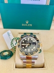 Rolex Oyster Perpetual GMT-Master II, Stahl Gold, 40 mm, ungetragen