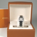 Ebel Brasilia Lady, wie neu, Stahl mit 44 Diamanten