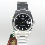 Rolex Oyster Perpetual Datejust, 34 mm, Stahl/Weißgold, ungetragen