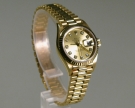 Rolex Oyster Perpetual  Datejust, Lady, 18 K. Gelbgold 26 mm, Zustand sehr gut (1)