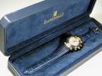 Chopard, Chrono, Imperiale,750 Gelbgold, Diamanten, Saphire, Lederarmband